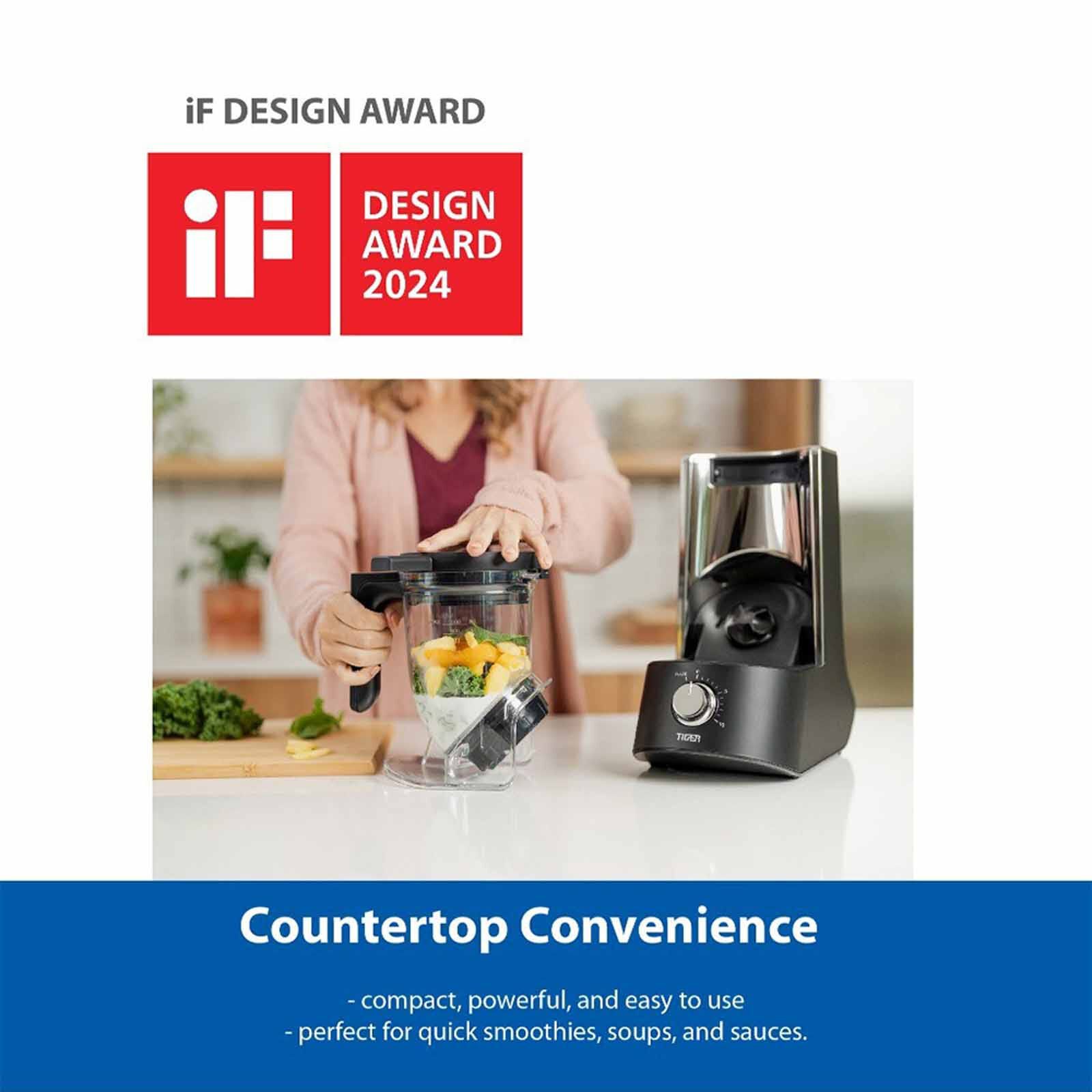 TIGER Edge Blender (1.0l, 500w) - Onyx Black SLB-A10S - Image 3