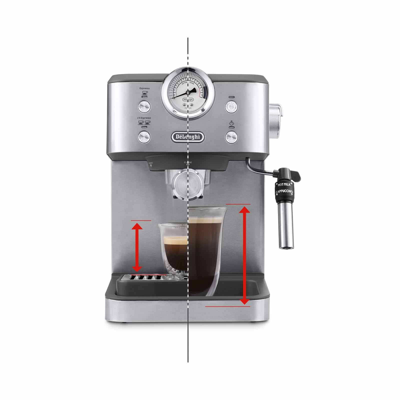 DELONGHI Classic Espresso Machine - Metal Grey EM450.M - Image 3