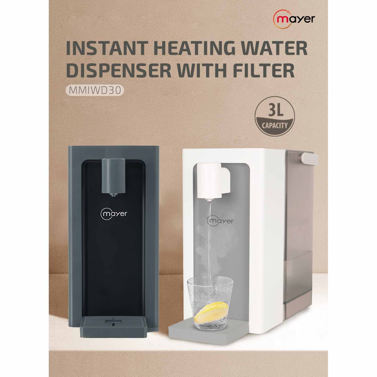MAYER Instant Heating Water Dispenser With Filter (3.0l) - White MMIWD30-WY - Image 3
