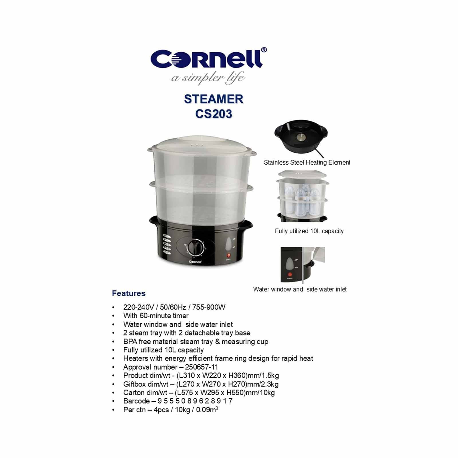 CORNELL Steamer 10l CS203 - Image 5