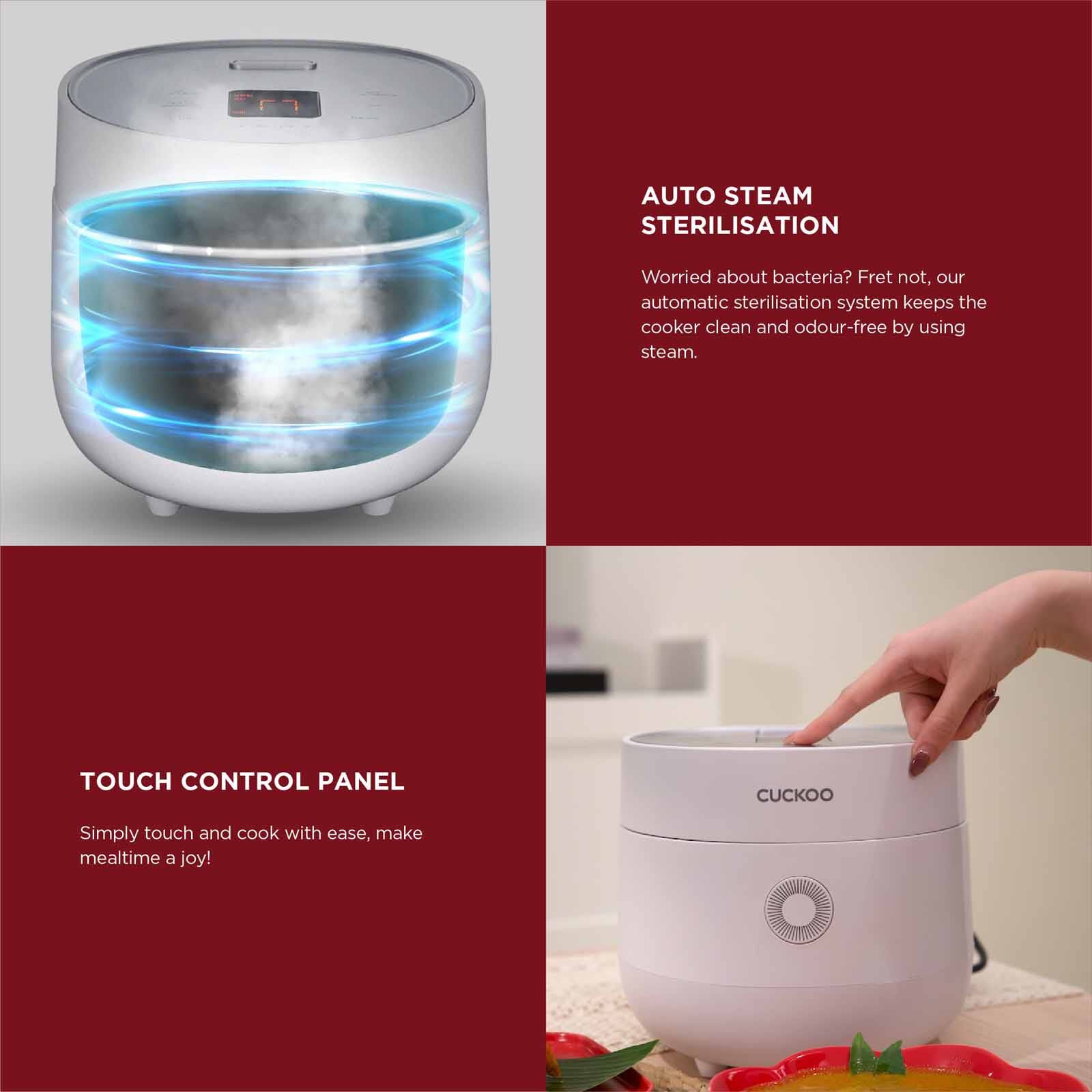 CUCKOO Cr06 Multi-cooker (6 Cups) - White CR-0675F - Image 4