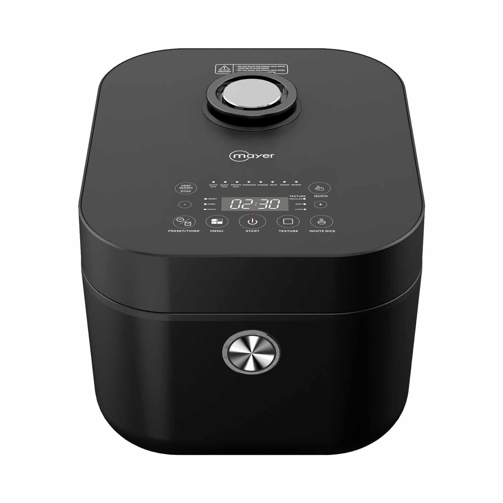 MAYER Ih Fuzzy Logic Rice Cooker (1.8l, 1300w) - Black MMRC4018IH