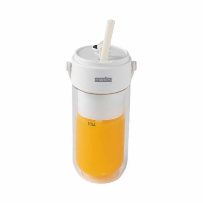 MORRIES 350ml Double Wall Borosilicate Glass Portable Juicer MS-350PJ
