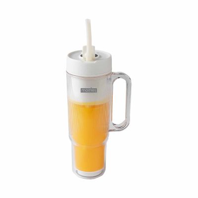 MORRIES 500ml Double Wall Borosilicate Glass Portable Juicer MS-500PJ