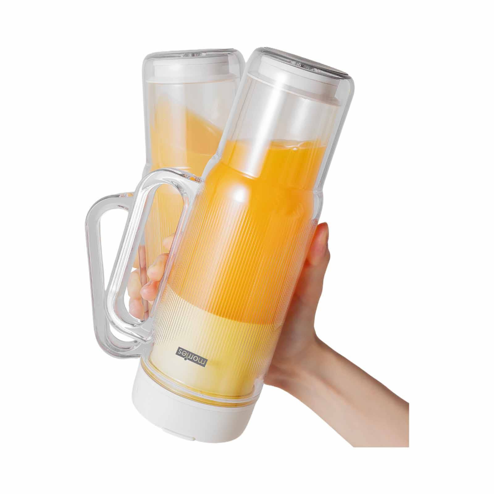 MORRIES 500ml Double Wall Borosilicate Glass Portable Juicer MS-500PJ - Image 5