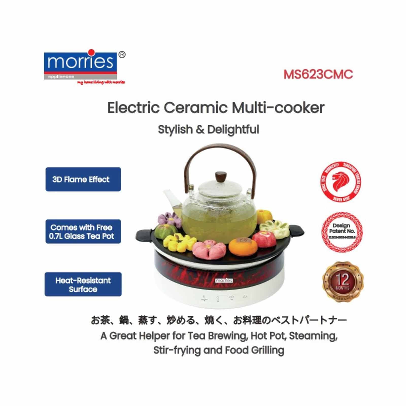 MORRIES Ceramic Multi-cooker MS-623CMC - Image 7