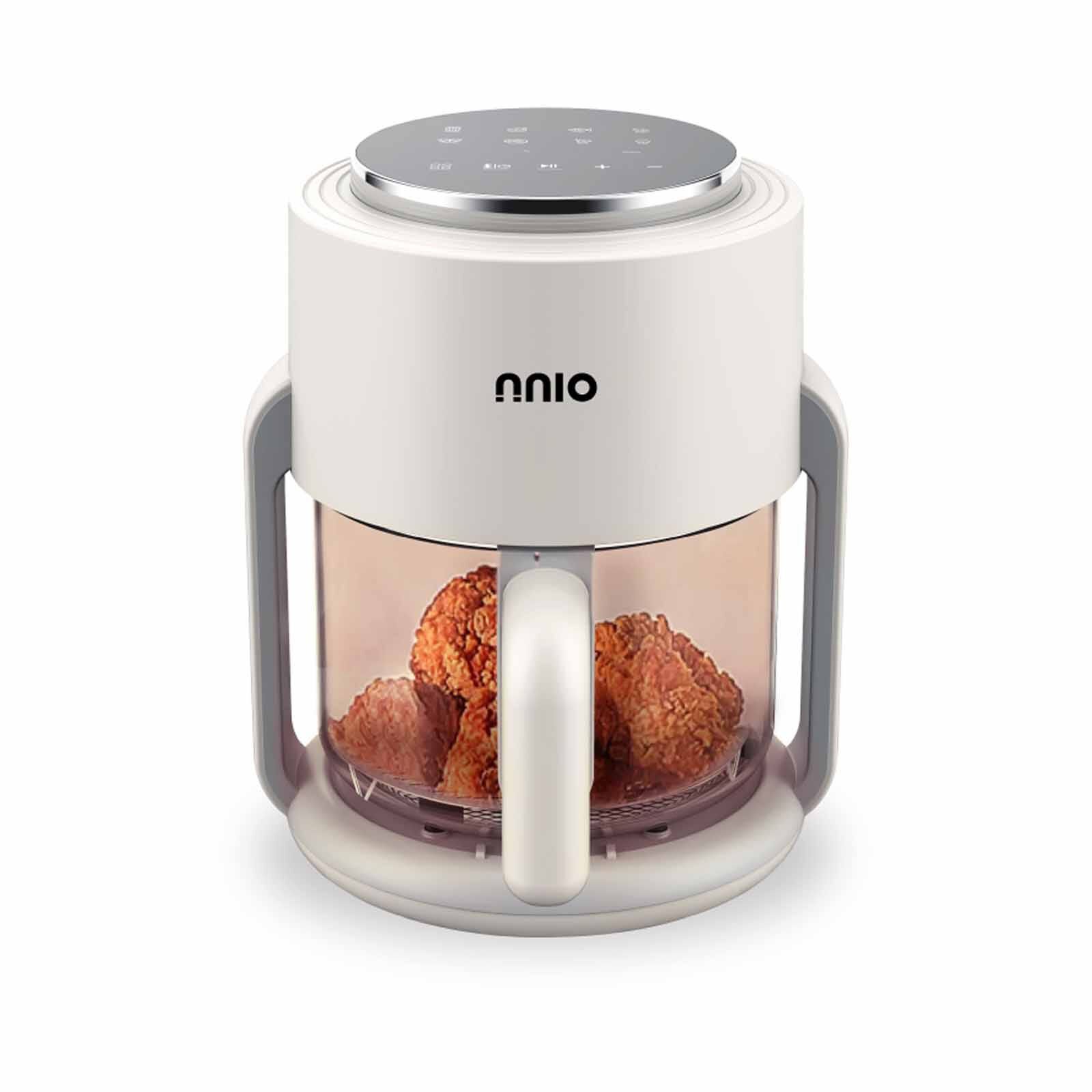 NNIO Digital Glass Air Fryer (4.0l) - White N4090GAF - Image 2