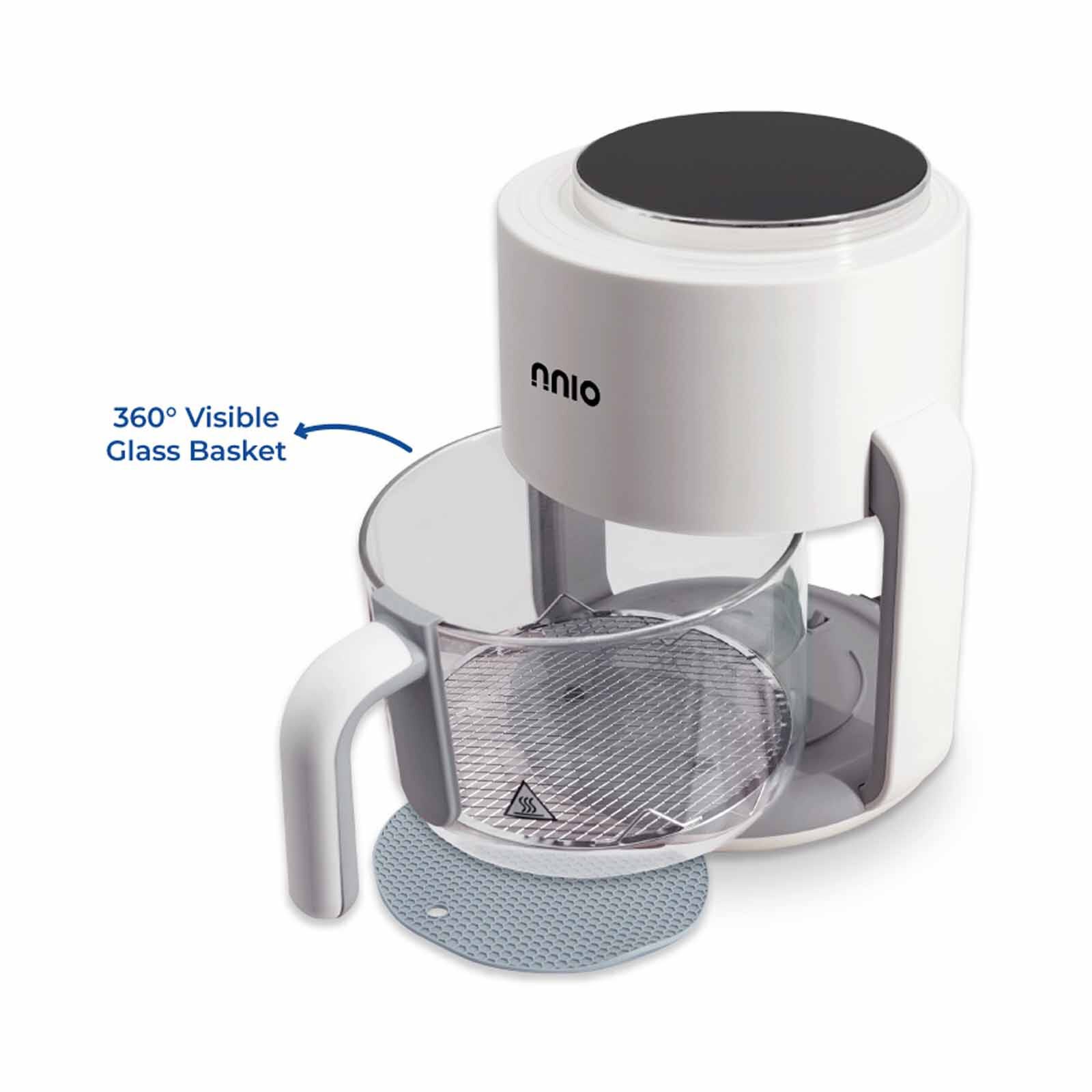 NNIO Digital Glass Air Fryer (4.0l) - White N4090GAF - Image 5
