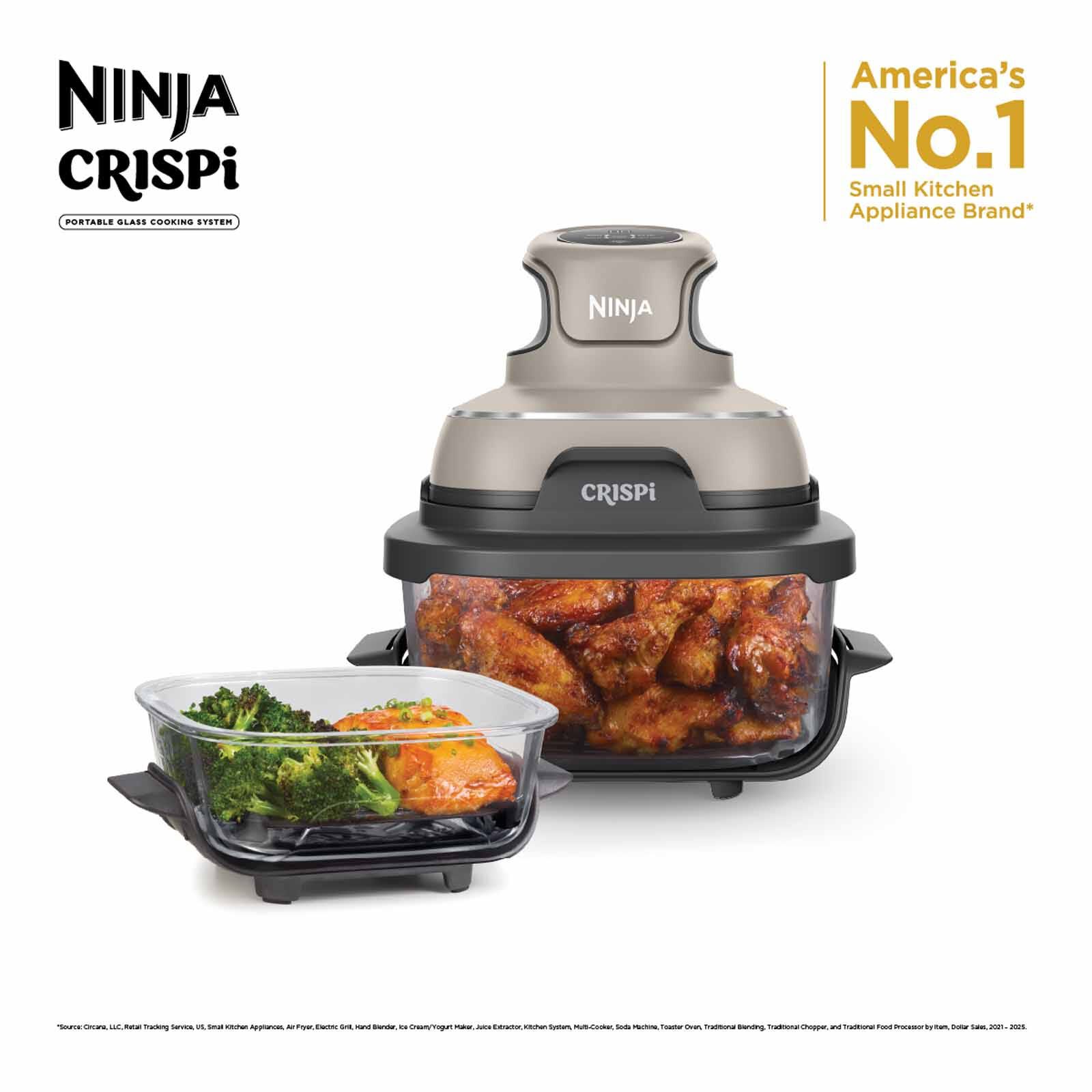 NINJA Crispi Portable Air Fryer (3.8l) - Stone FN101SMST - Image 2