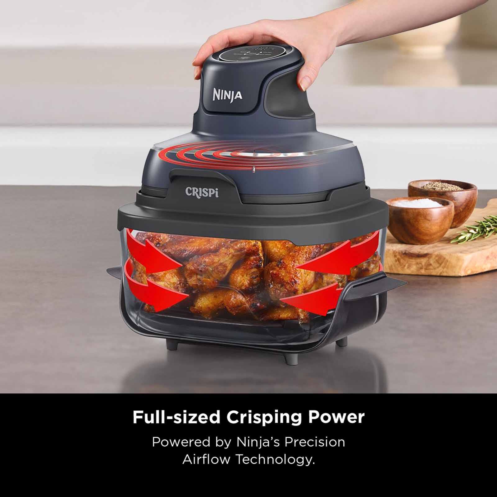 NINJA Crispi Portable Air Fryer (3.8l) - Soft Sage FN101SMSG - Image 5