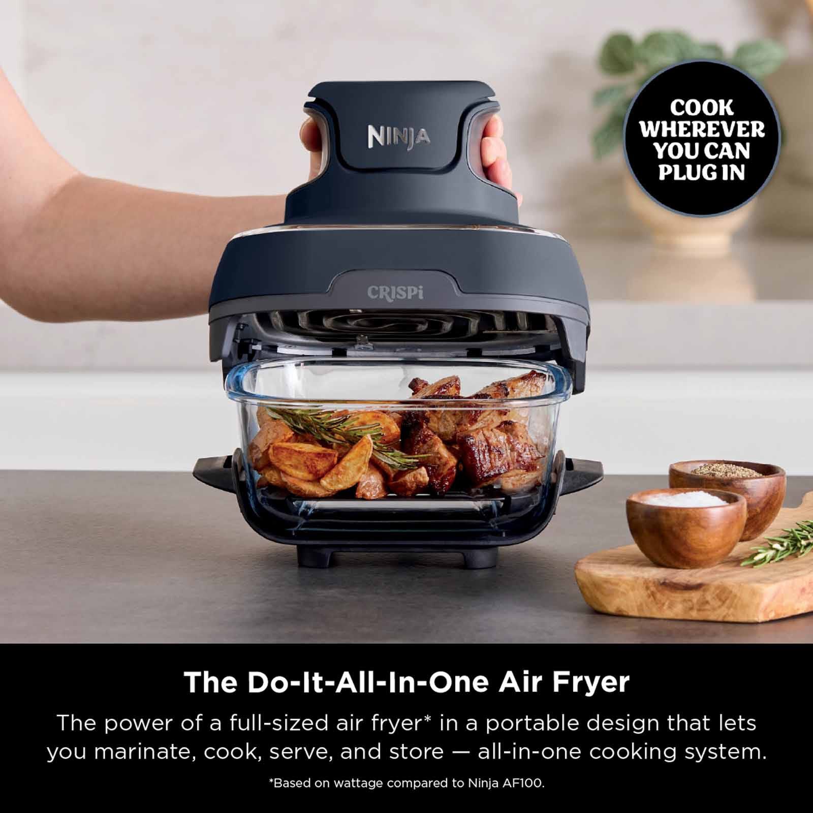 NINJA Crispi Portable Air Fryer (3.8l) - Soft Sage FN101SMSG - Image 8