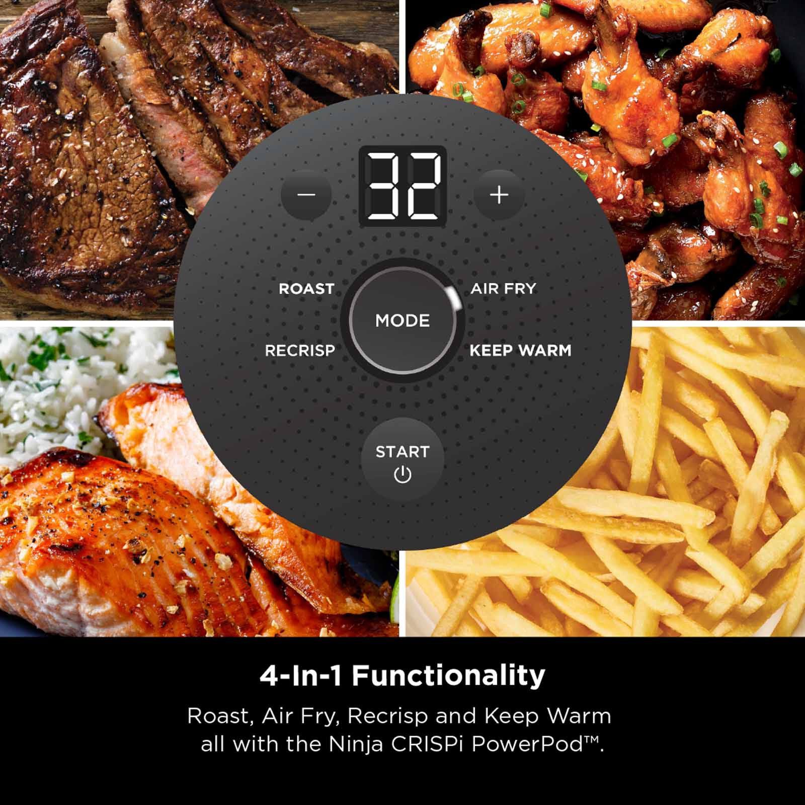 NINJA Crispi Portable Air Fryer (3.8l) - Soft Sage FN101SMSG - Image 11