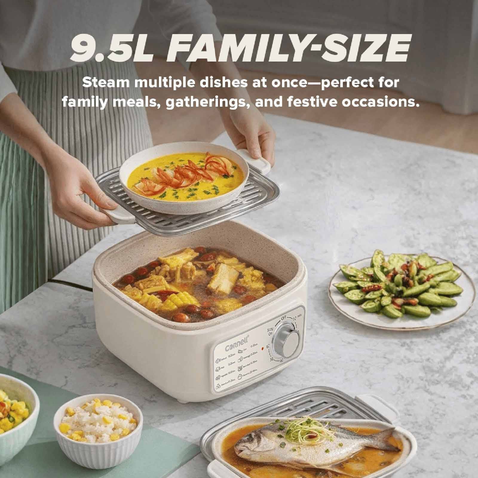 CORNELL Food Steamer (9.5l) CFS95S - Image 6