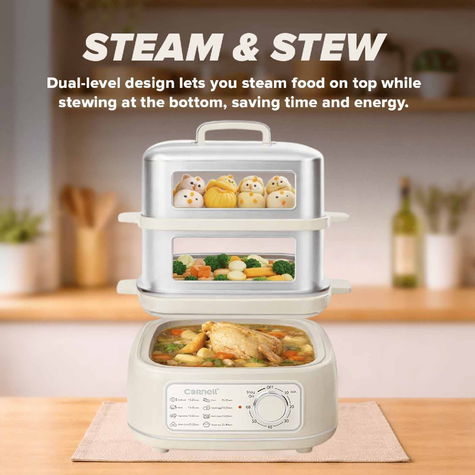 CORNELL Food Steamer (9.5l) CFS95S - Image 7