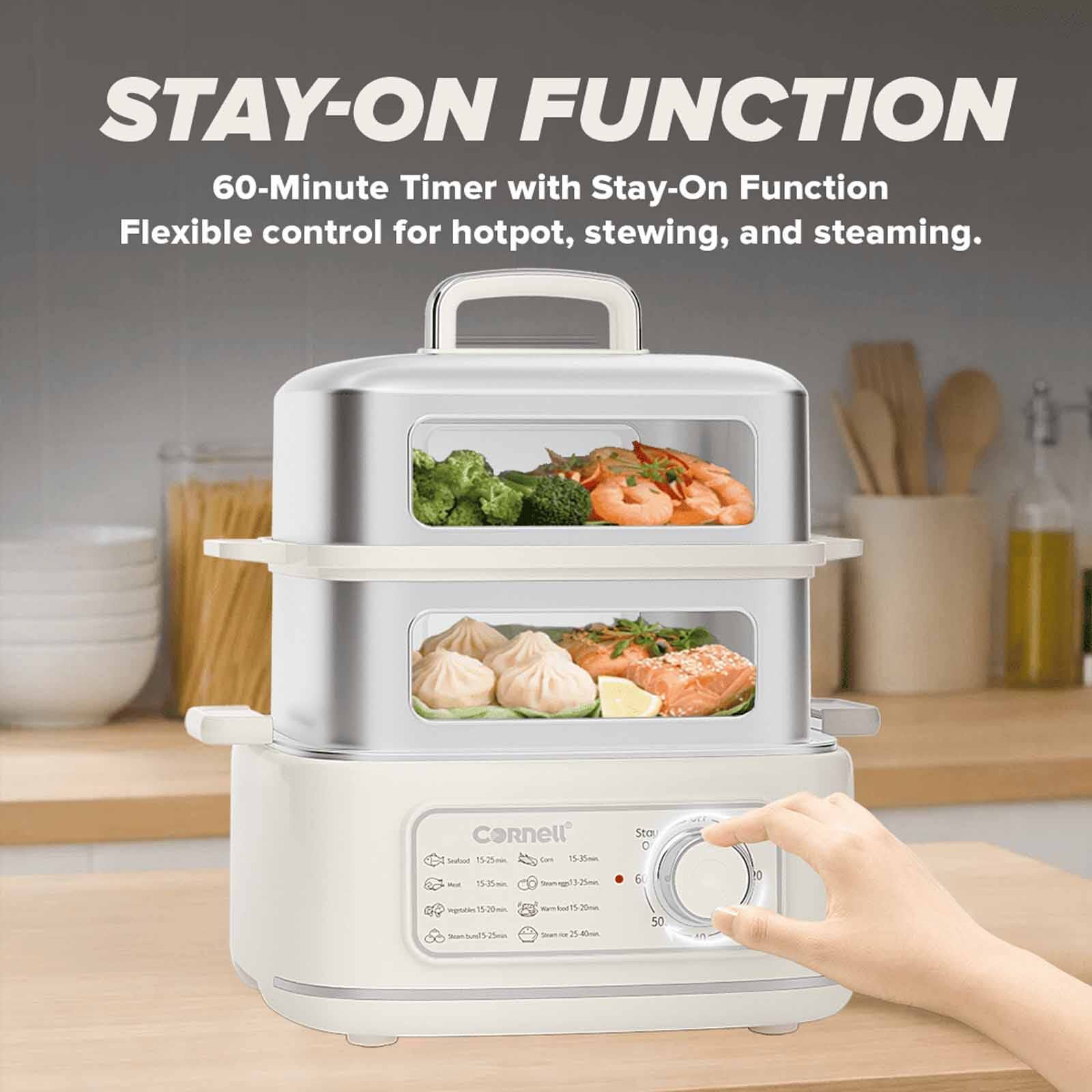 CORNELL Food Steamer (9.5l) CFS95S - Image 9