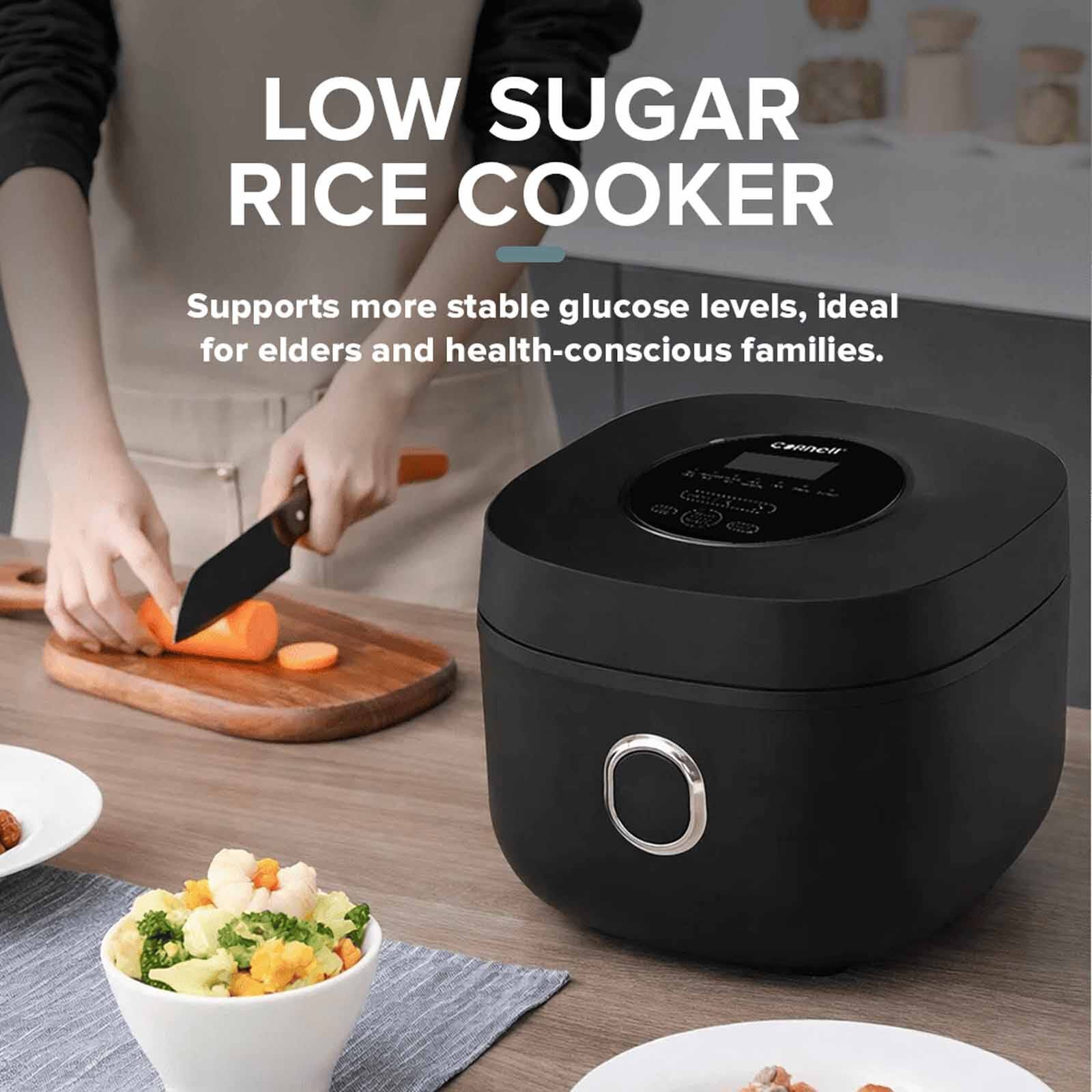 CORNELL Digital Rice Cooker With Low Sugar Basket (1.5l) CRCD156B - Image 10