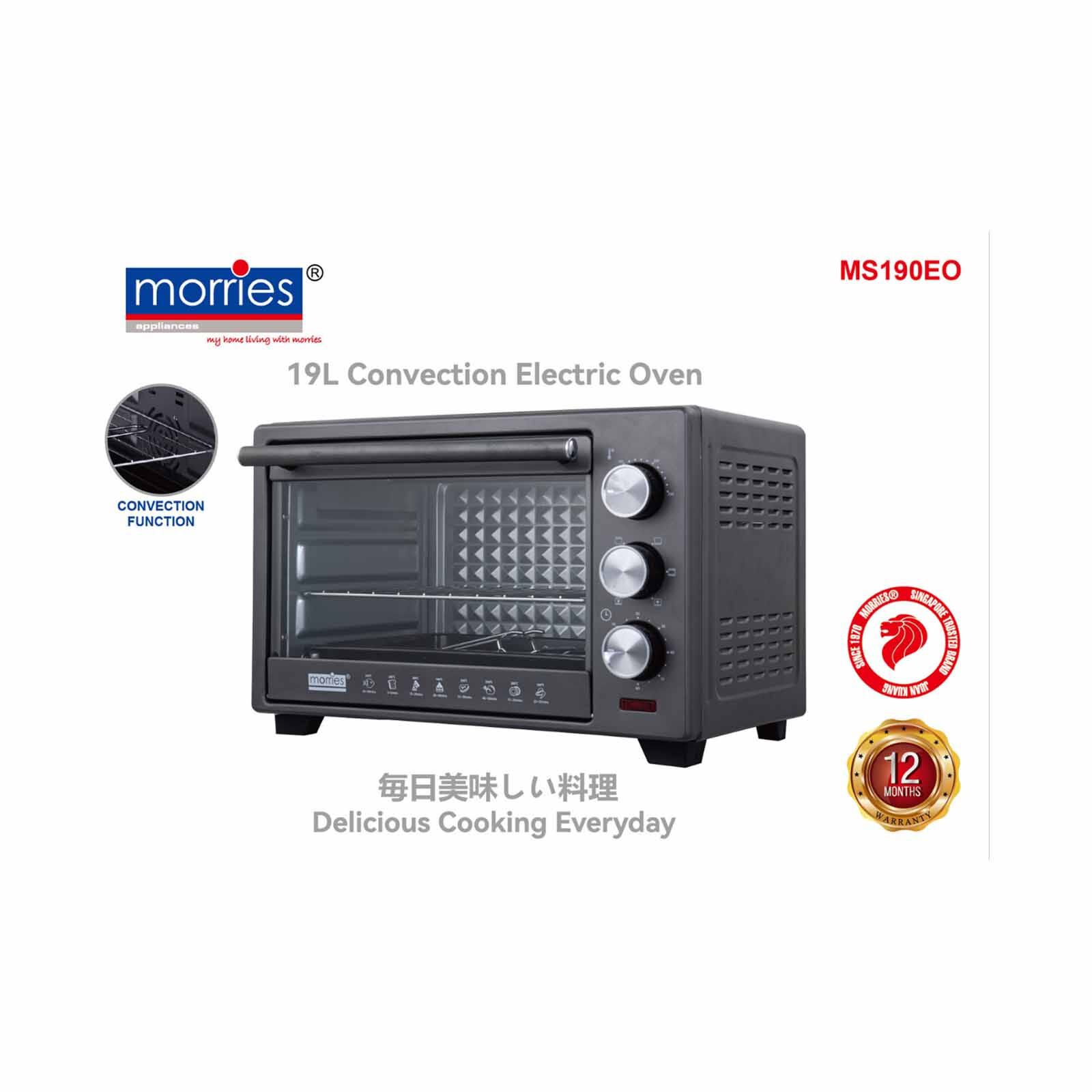 MORRIES Electric Oven (19l) MS-190EO - Image 4
