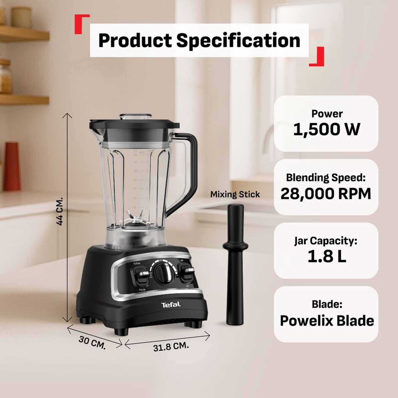 TEFAL Duraforce Pro Mix Blender BL705D - Image 3