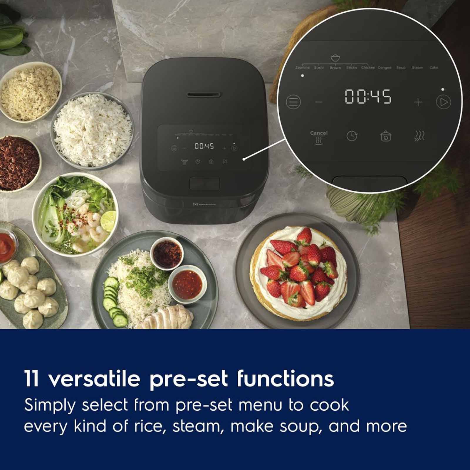 ELECTROLUX 500 Series Rice Cooker (1.8l) E5RC1-610P - Image 3