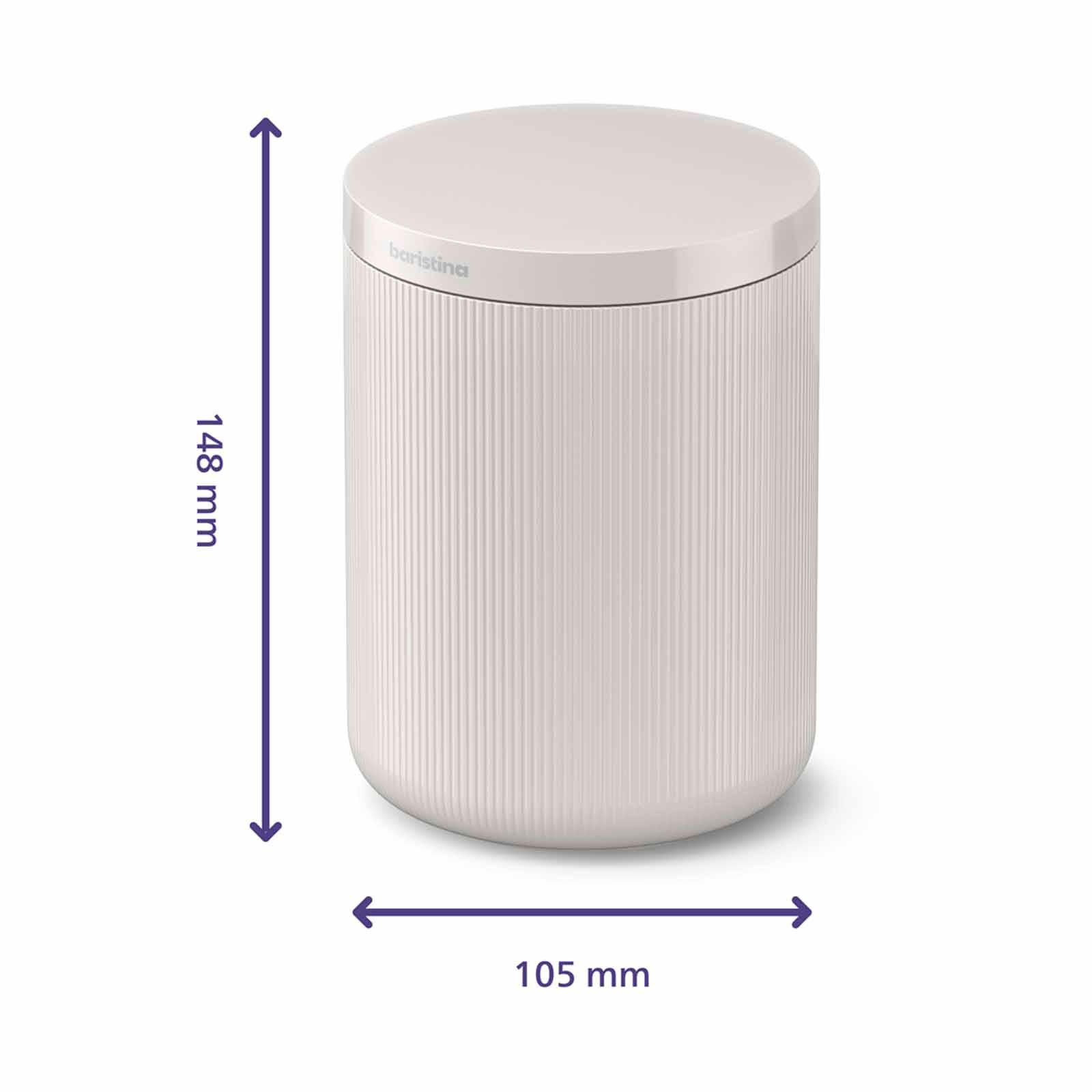 PHILIPS Baristina Coffee Grounds Box - Milky White BAR313/00 - Image 2