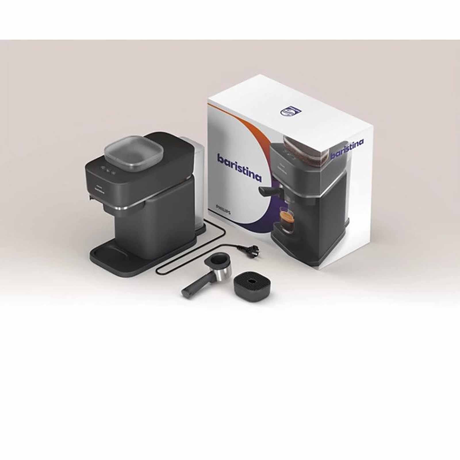 PHILIPS Baristina Espresso Machine - Black Grey BAR300/60 - Image 6