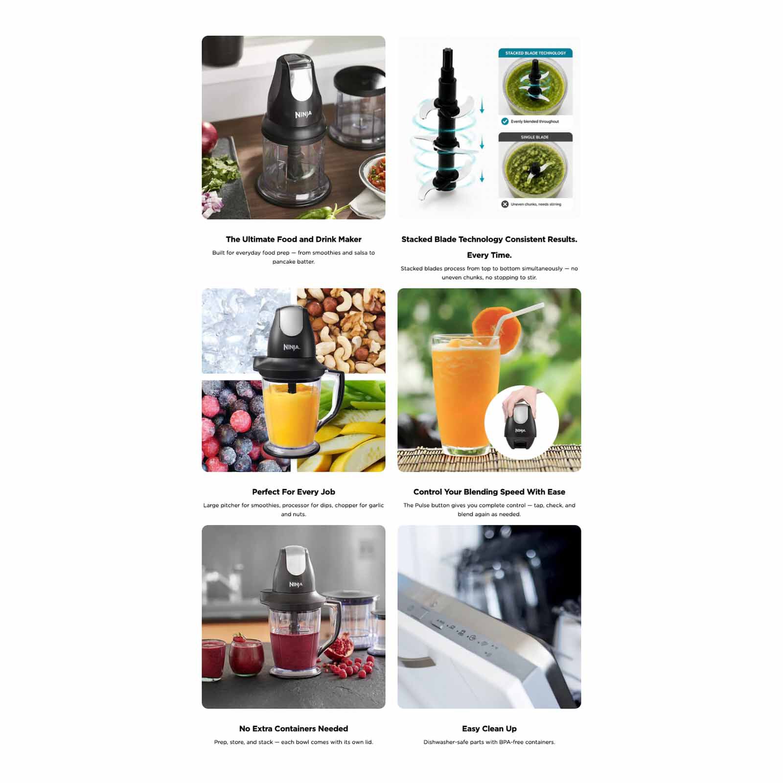 NINJA Master Prep Food Processor QB1004SM - Image 3