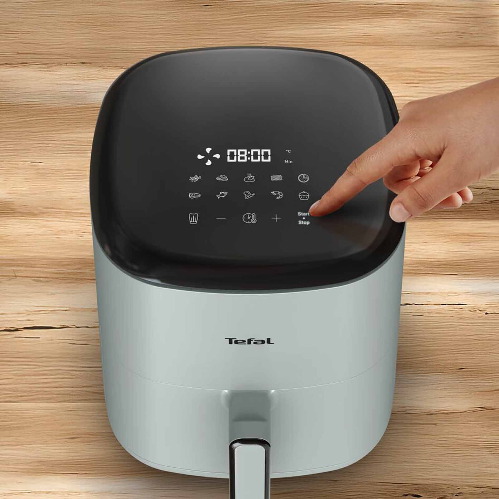 TEFAL Easy Fry Pop Air Fryer (5.0l) - Eucalyptus EY2454 - Image 2