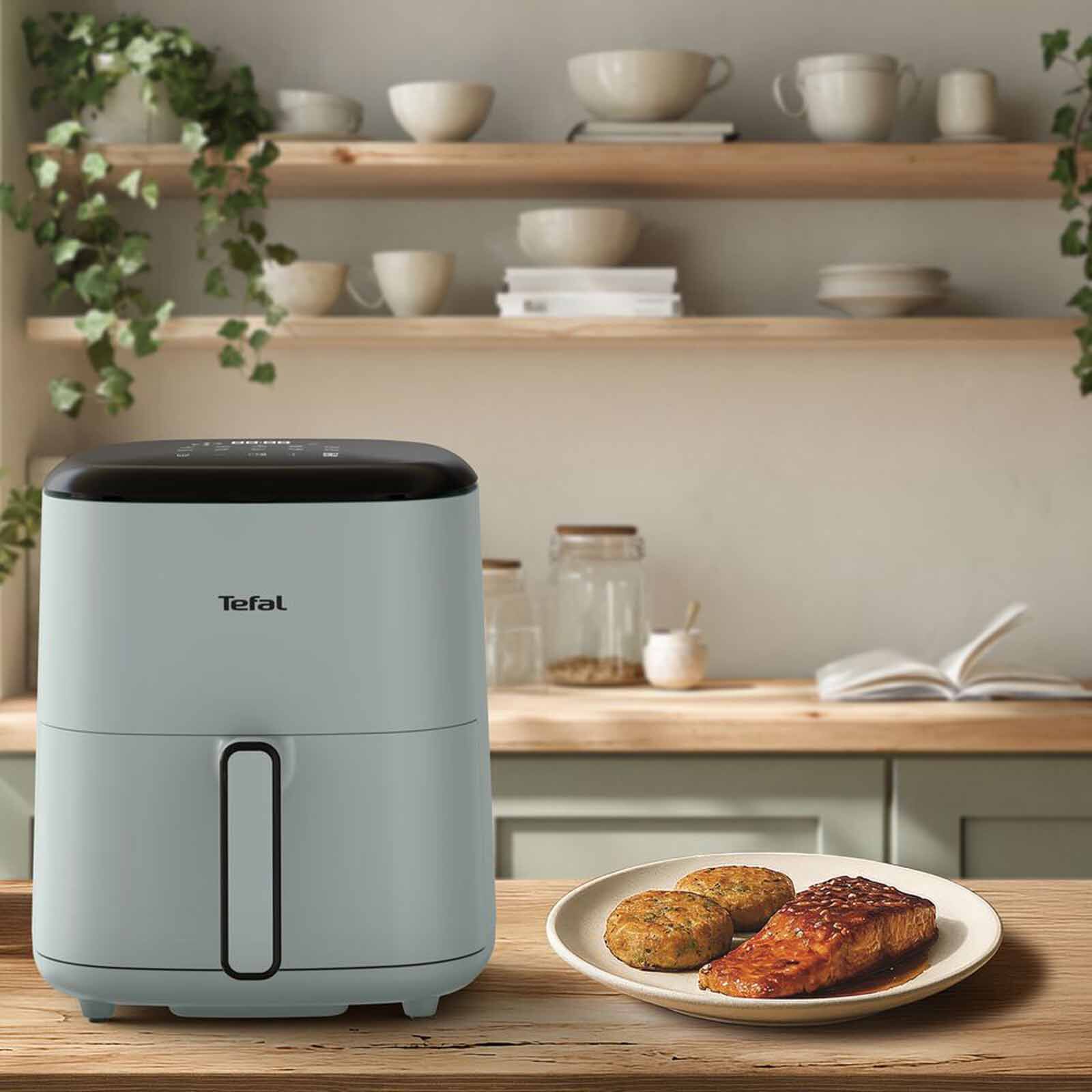 TEFAL Easy Fry Pop Air Fryer (5.0l) - Eucalyptus EY2454 - Image 3