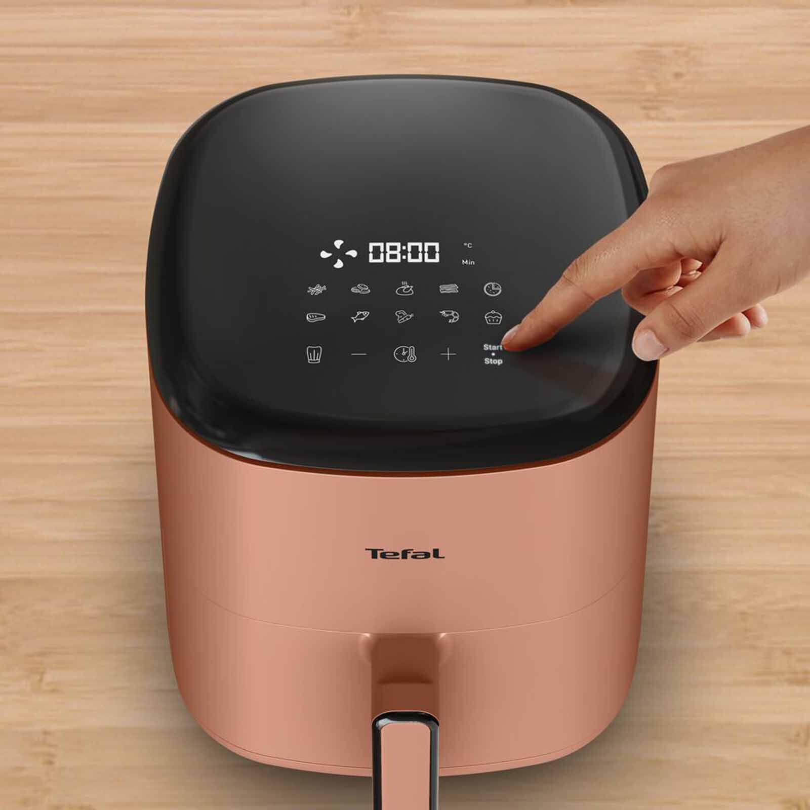 TEFAL Easy Fry Pop Air Fryer (5.0l) - Terracotta EY245T - Image 2