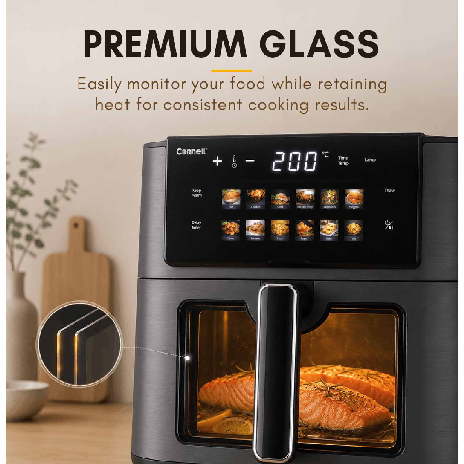 CORNELL Air Fryer (7.0l) CAFS77L - Image 9