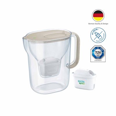 BRITA Water Filter Jug (3.6l) - Sand STYLE ESSENTIAL XL - SAND