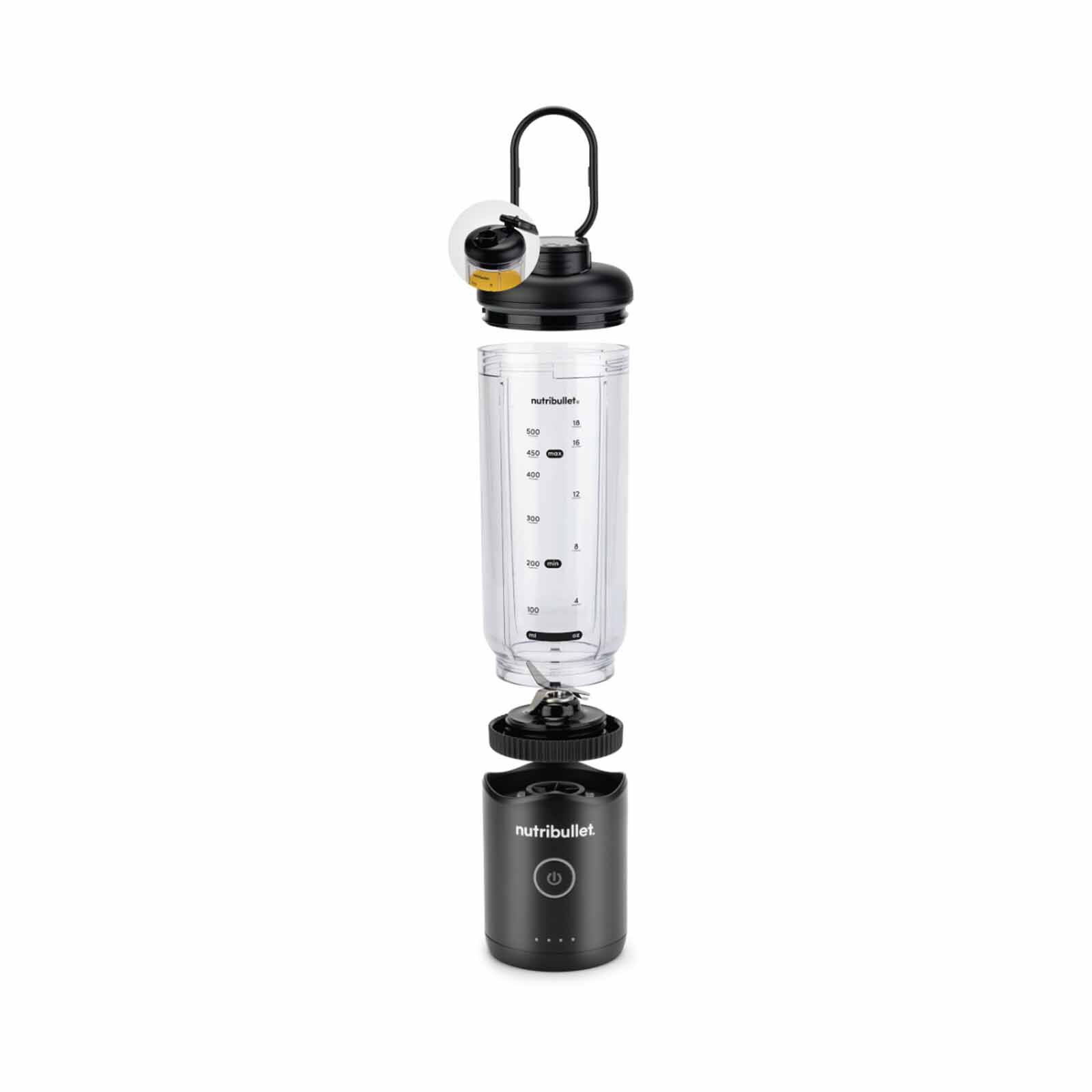 NUTRIBULLE Flex Portable Blender - Gun Metal NBP013GM - Image 4
