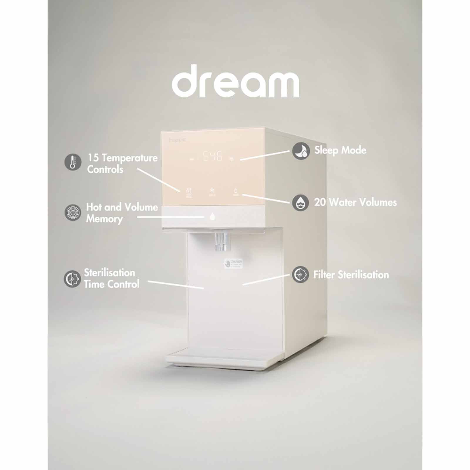 HAPPIE Dream Water Purifier- Peach DREAM - PEACH - Image 3