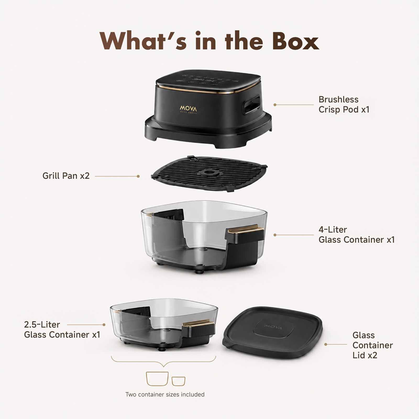 MOVA Aeroglass Air Fryer (4.0l) MV-AF20PROAF - Image 10