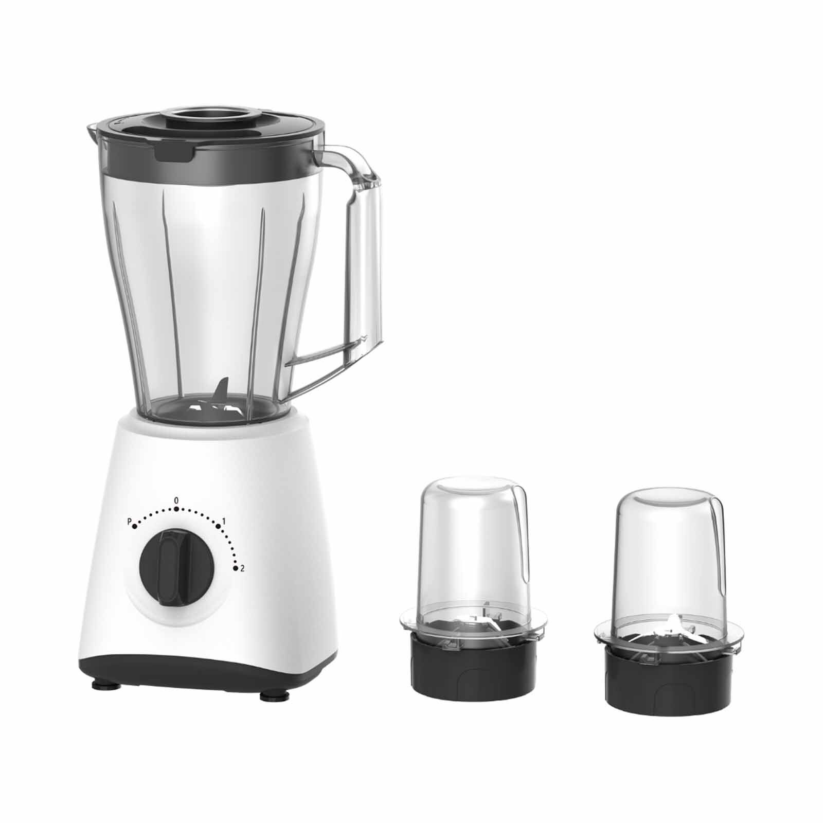 MORRIES 3 In 1 Glass Blender (1.5l) 600w MS9983BL - Image 2